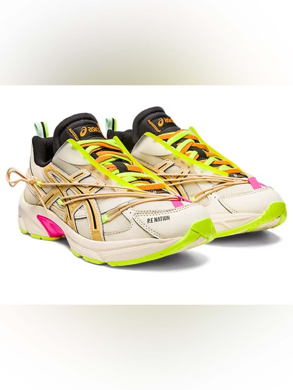 P.E Nation x ASICS Gel-1130 'Cream
Paper Bag' sneakers Size 12